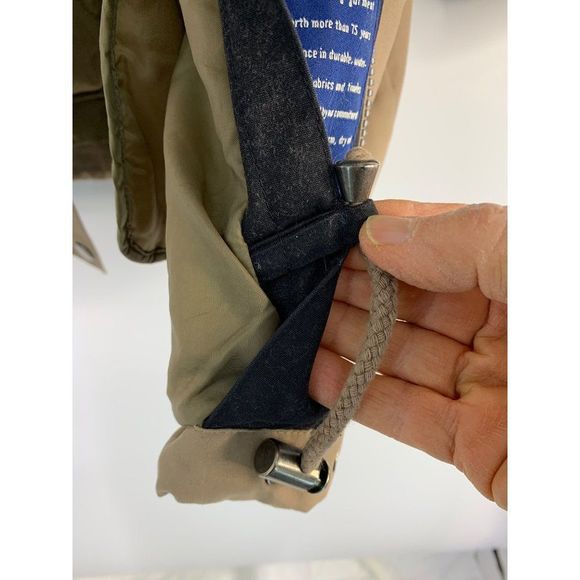 Mens London Fog Limited Ed Size M Winter Coat Removable Lining Hood Khaki 6039 - Picture 9 of 13